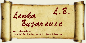 Lenka Buzarević vizit kartica